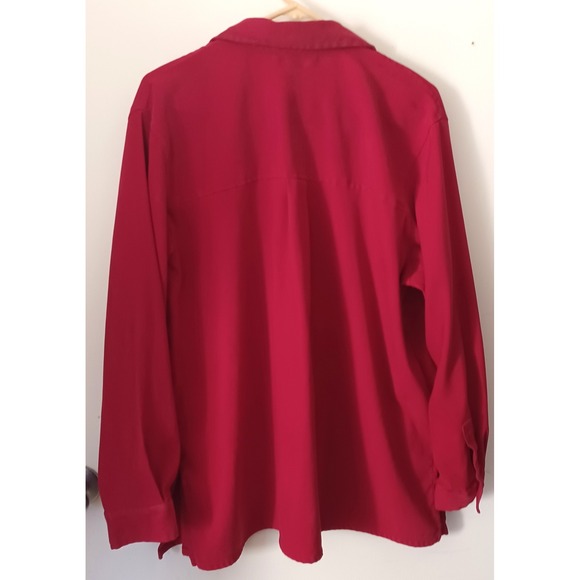 Sag Harbor Woman Shirt Top 18W Button Up Classic Career Office Staple - Picture 3 of 8